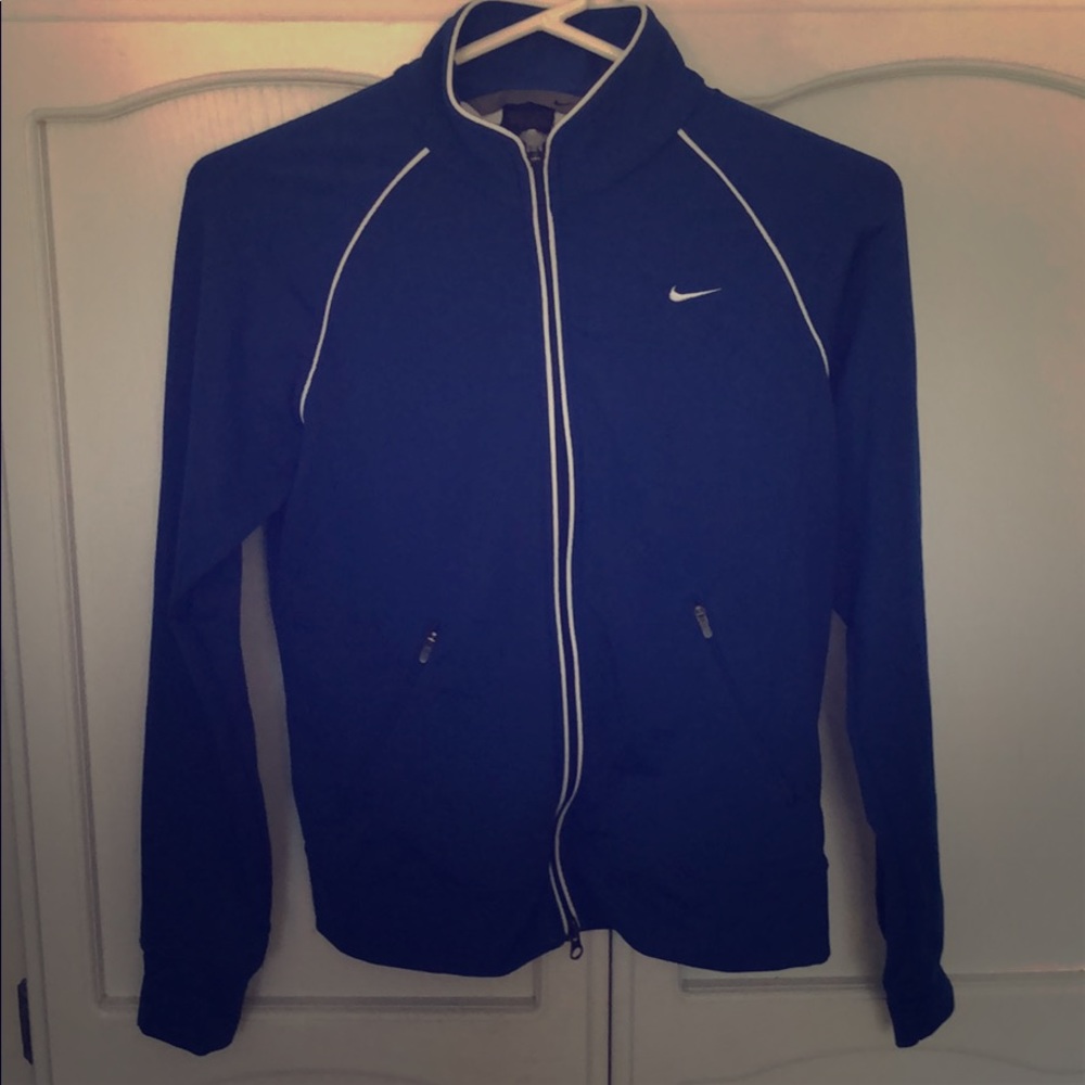 Blue Nike Zip Jacket
